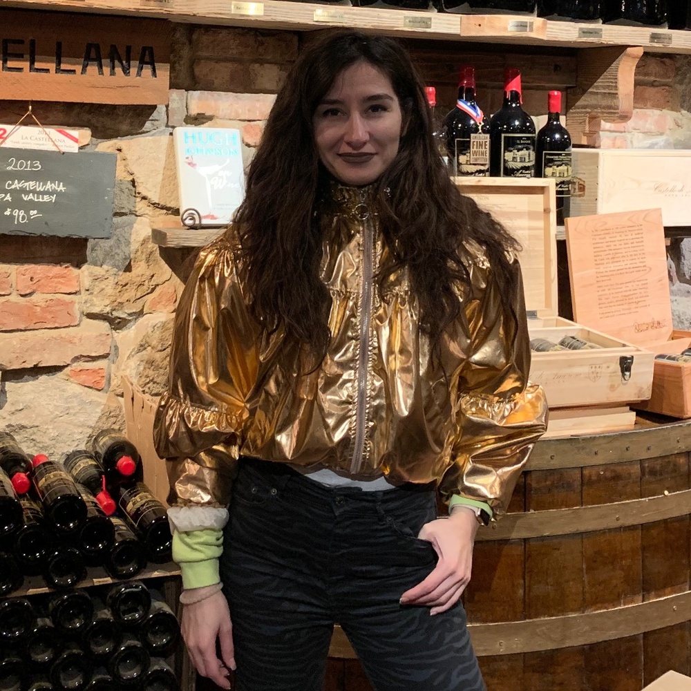 Gold Puffy Jacket